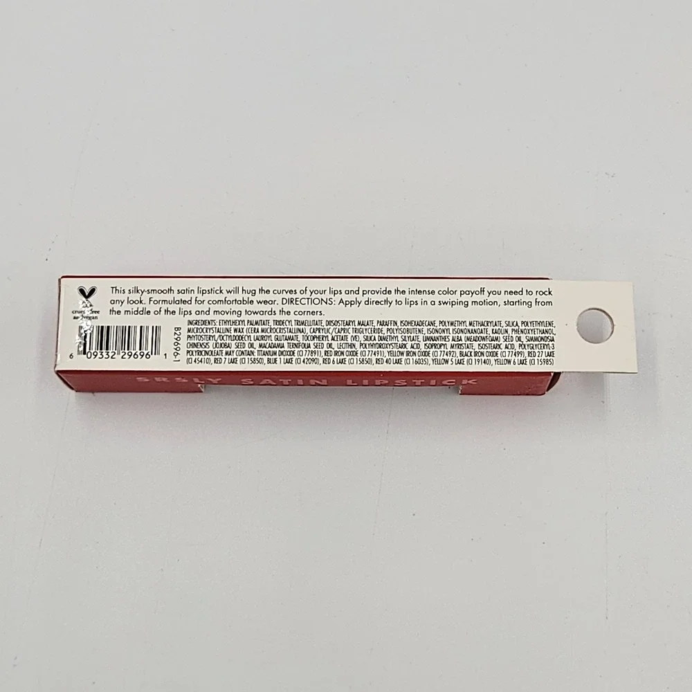 e.l.f. SRSLY Satin Lipstick Pepper 0.12 oz Cruelty Free Vegan New Sealed